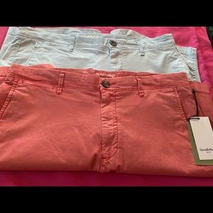 Light Blue & Orange Shorts